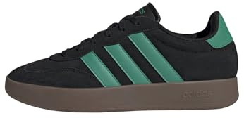 adidas Homme BARREDA Shoes, Core Black/Court Green/GUM5, 44 EU