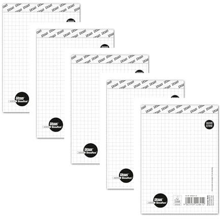 Staufen Style Bloc-notes - 5 blocs de 50 feuilles chacun, DIN A6, 70 g/m² quadrillé, sans couverture