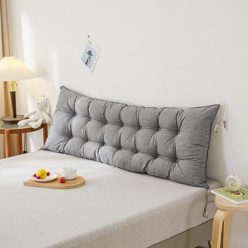 Cojin Cabecero Cama, Cojin Respaldo Sofa Lectura Grande, Cojines Grandes para Cabecero de Cama, Suave Almohada de Lectura,03,120x50cm