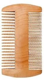 Pongnas Kit per la Cura della Barba Uomo, Set per la Cura della Barba 4 Pezzi con Forbici in Acciaio Inossidabile e Pettine a Denti Tondi, Custodia Portatile per Tagliare e Acconciare