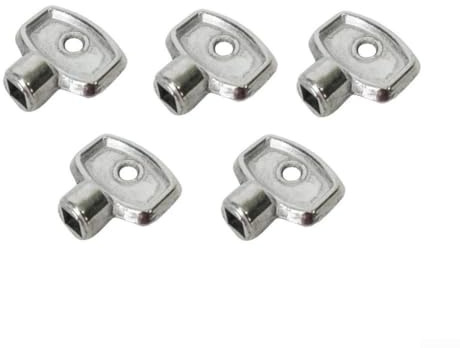 Set di 5 chiavi di sfiato per radiatore compatibili con rubinetti standard dell'acqua e valvole di sfiato del sistema di riscaldamento