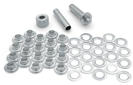 Coghlan's Grommet Kit - Durable Brass Eyelets and Pliers for Canvas, Fabric, and Leather Repairs – Complete 20-Piece Set for Camping Gear, Tents, and Outdoor Equipment Maintenance