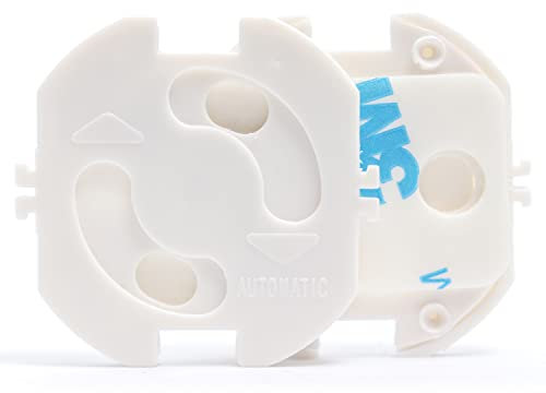 KIDIMAX® Steckdosen Kindersicherung, zum klemmen und kleben, Steckdosenschutz für Baby und Kinder, Steckdosensicherung, Kinderschutz (20 Stück)