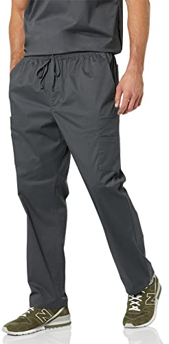Amazon Essentials herr Elastisk dragsko midja skrubb byxa