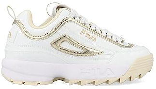 FILA Mädchen Sneaker Disruptor F Teens, White Gold, 39 EU