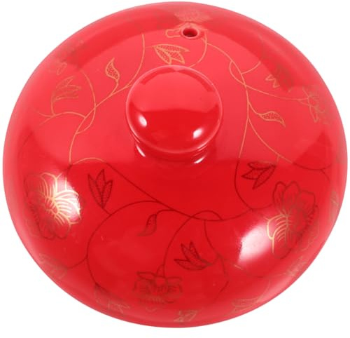 CIYODO Ceramic Tea Cup Lid Dekorativ Tekopp Lock i Keramik Passar till Tekanna Och Te Kopp Förhindrar Spill Och Håller Rent Lätt Att Använda Och Tvätta För Hemmet Och Utomhusbruk
