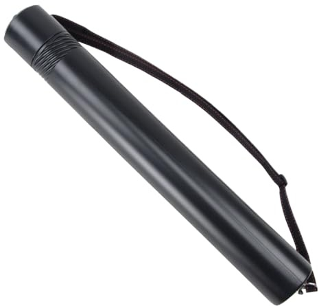 Tubo de Almacenamiento de Documentos – Estuche de Almacenamiento | cilíndrico telescópico | Tubo de arte ajustable con correa de transporte | Soporte de papel impermeable | Tubos de documentos