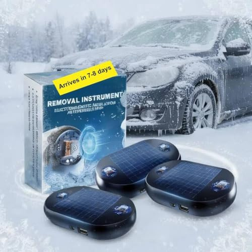 TMRBBesty Degivrant vitre Voiture Dégivreur électromagnétique moléculaire,3pc,Accessoires d'hiver pour Voiture