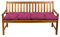 Gutekissen® Bankauflage Stuhlkissen Hollywoodschaukel Garten LS (120x40, Pink)