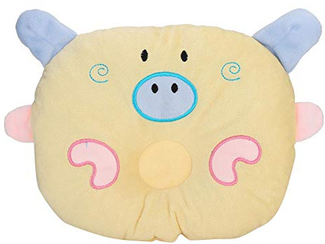 Almohada Suave para Mascota Gato Perro, Tela para Perros pequeños Cerdo de Dibujos Animados Forma de Animal Almohada para Cama Suave Suministros para Dormir Durante Cuatro Estaciones(Amarillo)