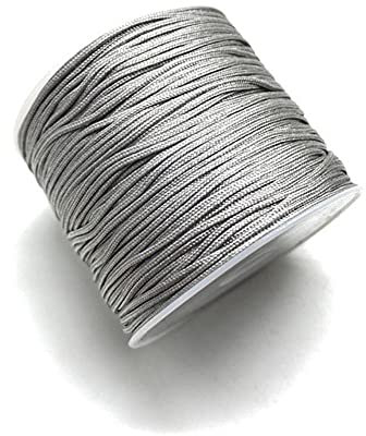 WEDSA 50 Yards/Rolle 0,8 mm Nylonschnurfaden Chinesischer Knoten Makramee Schnur Armband Geflochtene Schnur DIY Quasten Perlenschnur Faden-11