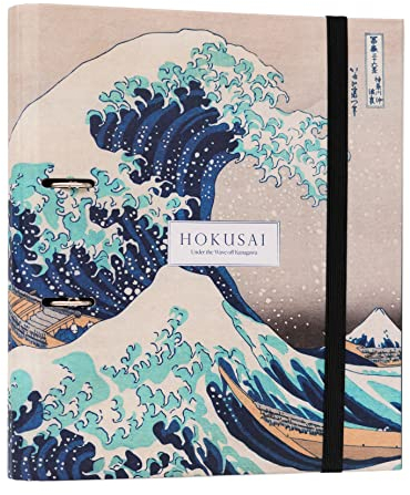 Grupo Erik Ringordner 2 Ringe, Rinbuchordner Hokusai Japanische Kunst, Ordner A4 für das Ihre Dokumente - Ringordner Ordner 2 Ringe