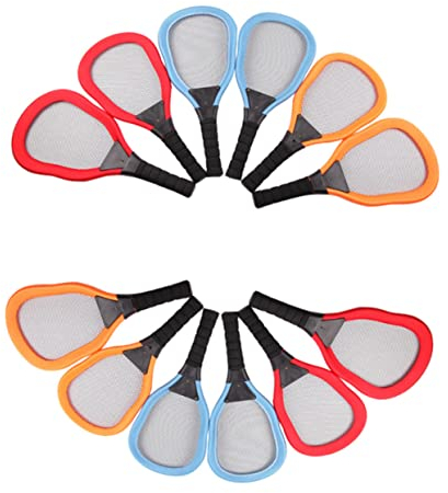 CLISPEED Strandspielzeug Für Kinder 5st Spielzeug Badmintonballschläger Paddelballschläger Beachball-schläger Kind Draussen Einstellen Spielset Für Kinder