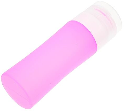 FRCOLOR 3pcs Travel Pots for Toiletries Empty Bottles Shampoo Bottles Cosmetics Sample Silicone Materials