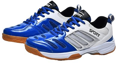 Hixingo Badmintonschuhe Männer Tennisschuhe Herren Damen, 39-44 EU Squashschuhe Unisex Hallen- & Fitnessschuhe Gepolsterte Sohle Sneakers Herren Turnschuhe für Tennis, Badminton, Volleyball