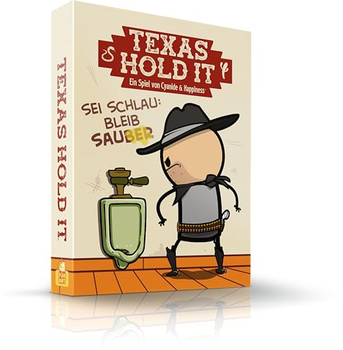 Funbot | Texas Hold It | lustiges Kartenspiel für 2-6 Personen | Deutsch