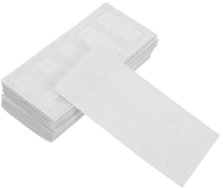 MOTHNUR Pegatinas de Refuerzo Adhesivas Transparentes para Carpetas 50 Unidades Etiquetas Protectoras para Agujeros de Perforación Refuerzo para Hojas Sueltas Uso Escolar y Oficina