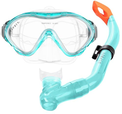 Osprey Junior Snorkel Set for Kids with Mask & Semi-Dry Snorkel