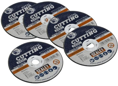 Sealey PTC/3C5 Cutting Disc Ø75 x 2mm 10mm Bore Pack of 5