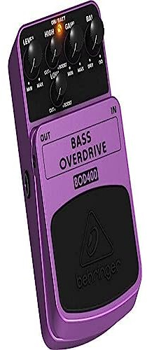 Behringer BASS OVERDRIVE BOD400 Authentisches Röhren-Overdrive-Effektpedal