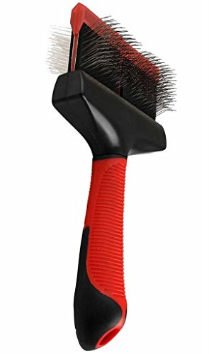 FLAMINGO Bürste Professional SOFT-ZUPFBÜRSTE beidseitig für Katzen und Hunde 9,5 cm (Breite)