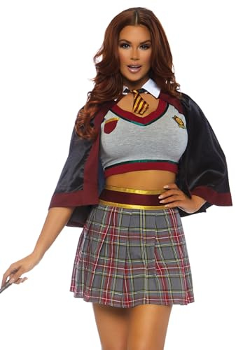 Leg Avenue Damen Spellbinding School Girl Panamahut, (Multicolor), (Herstellergröße: LargeUk 14-16)