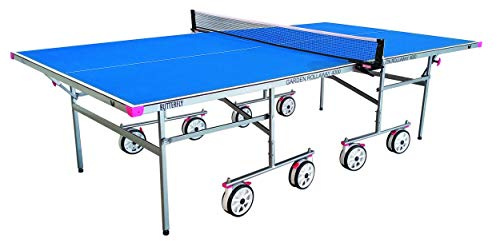 Butterfly Garden Rollaway 4000 Outdoor Table Tennis Table (Blue, Table Only)