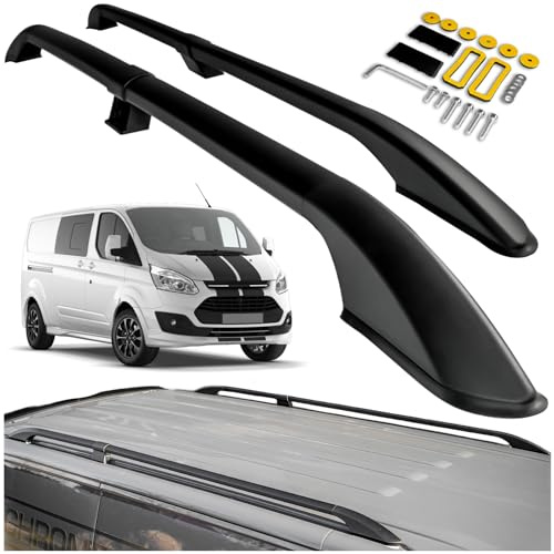 CHROMEMASTER | Compatibili con Ford Tourneo Custom Long 2013-2023 | Barre Trasversali da Tetto, Mancorrenti sul Tetto | Sono Utilizzate per il Montaggio di Portapacchi, Box da Tetto o Portabiciclette