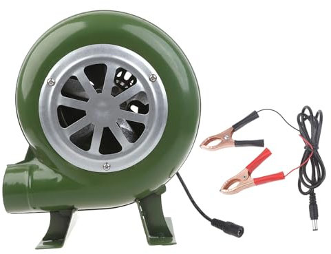 Souffleur d'air 12 V 40 W/60 W/80 W pour barbecue, voyage en plein air, moteur portable, outil multifonction pour réchaud domestique souffleur pour camping 80 W