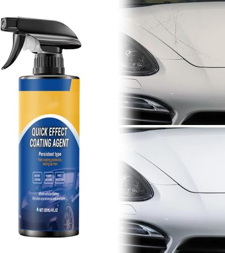 Quick Effect Coating Agent, 2025 Neu Hohe Schutzwirkung Schnell beschichtetes Auto Spray, Schnellwirkungs-Beschichtungsmittel, Autolack Außenrestaurator Autopolitur Scratch Repairing (1 Stück)