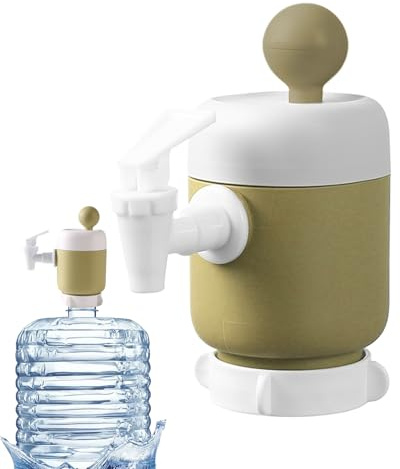 Pompa 'acqua a pressione manuale – Dispenser manuale con beccuccio, ricambio portatile per caraffe da 2–6 galloni, facile versamento di bevande a pressione | Accessorio refrigerante adatto ai viag