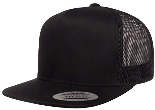 Flexfit Snapback Classic Trucker Hat 6006 (Black)