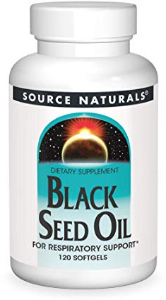 Source Naturals Black Cumin Seed Oil for Respiratory Support -120 Softgels