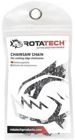 16 Genuine Rotatech Chainsaw Saw Chain Fits QUALCAST GCS400 PC40 & More Brands.