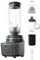AEG CB7-1-8MTM Kompaktmixer (2 Stufen, 2 Rezeptprogramme, Pulsfunktion, Inkl. Zubehör, Tasten mit LED-Hinterleuchtung, 6-Klingen Edelstahlmesser, 0,6 l Tritan-Krug, grau)