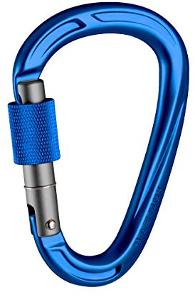 Mammut Crag HMS Screwgate, Karabiner, Schraubverschluss, ultramarinblau, Einheitsgröße
