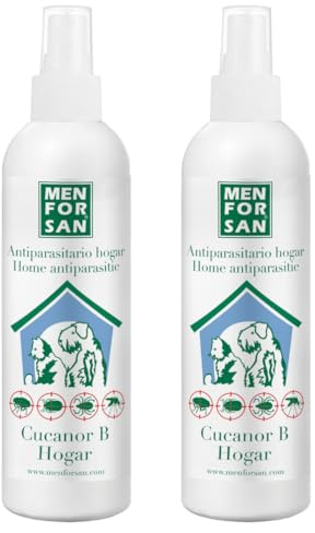 MENFORSAN Antiparasitario Hogar, Insectos, 250 ml - PACK de 2 (El embalaje puede variar)