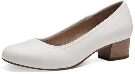 Jana 8-22360-42, Scarpe décolleté Donna, Bianco , 36 EU