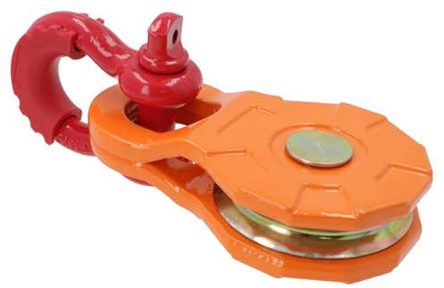 11 Ton Snatch Block Winch Pulley Puller With D Shackle Off Road 4 x 4 Recovery
