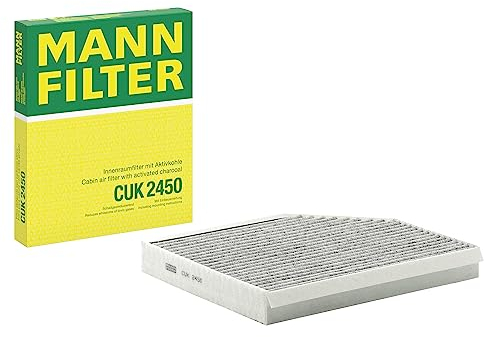 MANN-FILTER CUK 2450 Innenraumfilter/Kabinenluftfilter - Pollenfilter mit Aktivkohle - für Pkw + Transporter