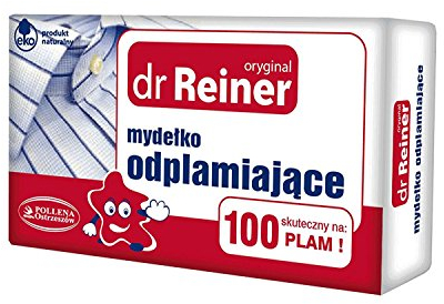 FLECK entfernen Seife – 100 Flecken – Tee Kaffee Wein Öl – Dr. Reiner – 100 g