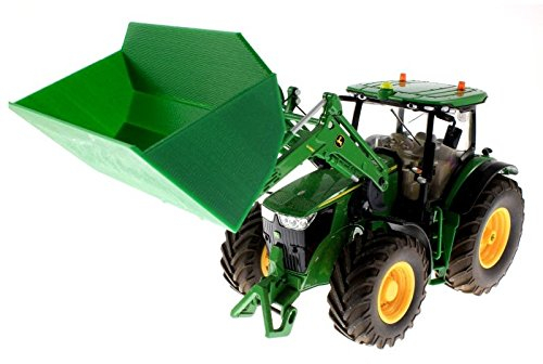 Mammut Schaufel für Siku Control Traktoren mit Frontlader (Grün)