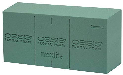 Smithers Oasis 2X3 Ideal Bricks Floral Foam for Fresh Flower Displays and Arrangements