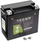 Premium TECNO-GEL Motorrad-Batterie HD20HL-BS = VTB-6 V-TWIN für HONDA GL 1100, 1200, 1500 Goldwing 1980-2000, 12V Gel-Batterie 20 Ah, 176x87x153 mm