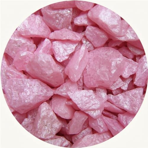 1.5 Kilo Decorative Premium SILK Crystal Chippings - Pebbles -Stones - Wedding - Garden - Memorial - Display (Pink)