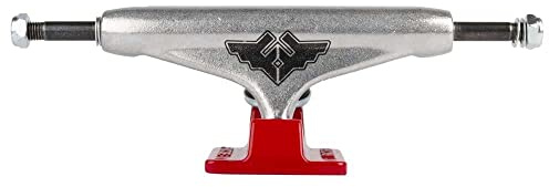 Fracture Wings V2 Skateboard Trucks Raw Red 5.00