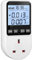 Power Meter Electricity Usage Monitor 8 Modes, Energy Monitor Plug with LCD Backlight Overload Sound Alarm, Energy Meter Power Consumption Monitor Socket KWH Amp Volt Watt Meter Plug Energy Monitoring