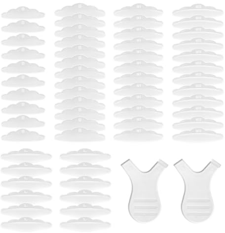 30 Pares De Almohadillas Para Pestañas Transparentes Y 2 Piezas De Cepillos Para Pestañas, Ayuda Para Rizar Pestañas, Espaciadores De Silicona Para Rizar Pestañas