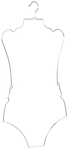 LALADEFIEE Percha Metálica Plegable para Bañadores y Bikinis Perchero de Alambre para Ropa de Baño Color Dorado Exhibidor de Trajes de Baño y Lencería Forma Corporal Adecuado para Tienda