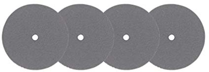 Dremel 425 - Paquete múltiple de discos de pulir, 4 discos de pulir con forma cilíndrica para eliminar marcas de arañazos en materiales no ferrosos (22,5 mm)